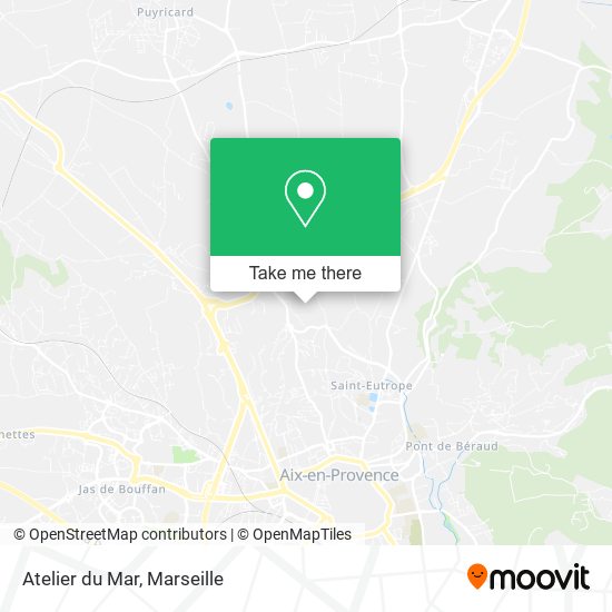 Atelier du Mar map