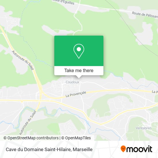 Cave du Domaine Saint-Hilaire map