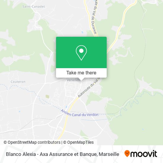 Blanco Alexia - Axa Assurance et Banque map