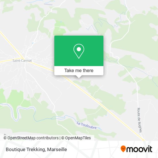 Boutique Trekking map