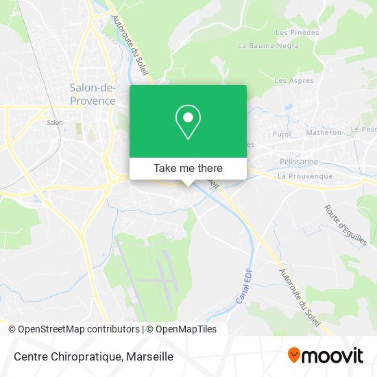 Centre Chiropratique map