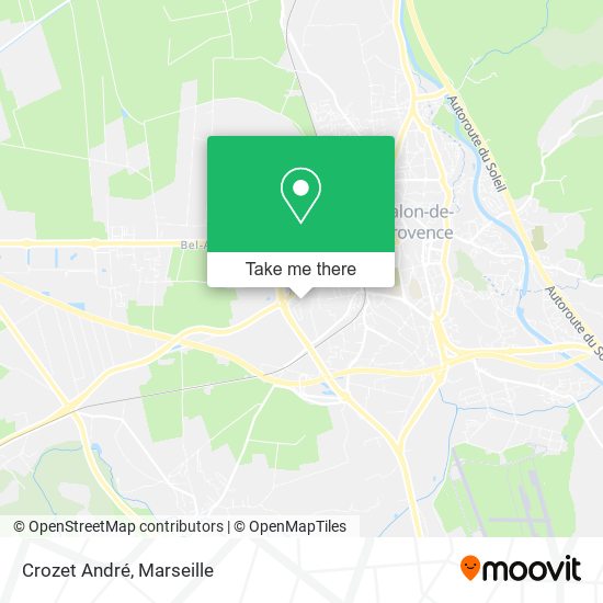 Crozet André map