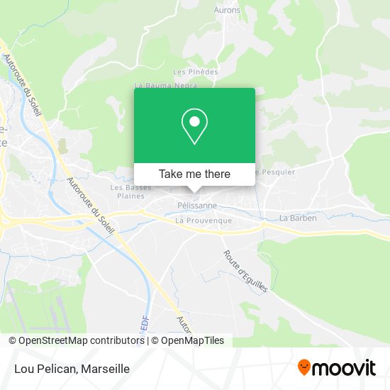 Lou Pelican map