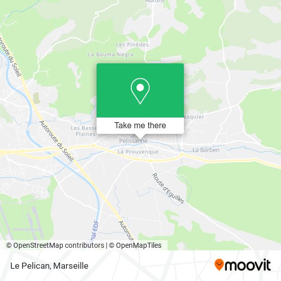 Le Pelican map
