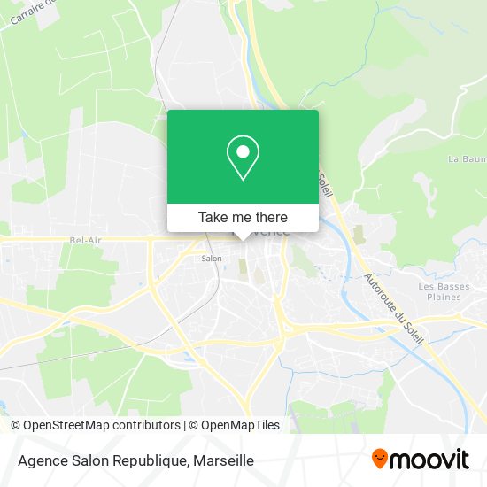 Agence Salon Republique map