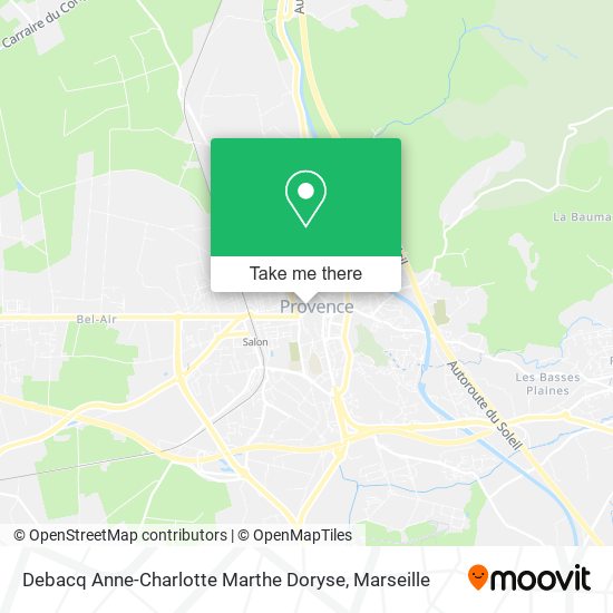 Mapa Debacq Anne-Charlotte Marthe Doryse