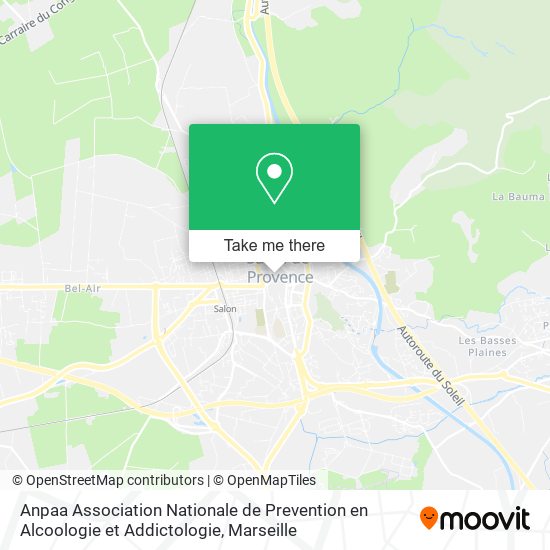 Mapa Anpaa Association Nationale de Prevention en Alcoologie et Addictologie