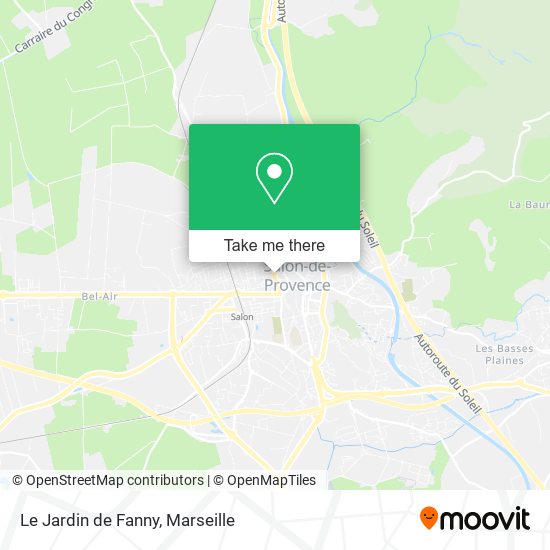 Le Jardin de Fanny map