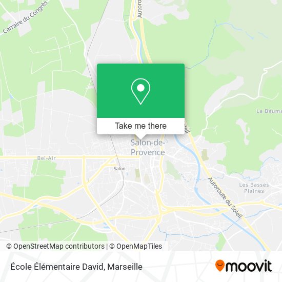 École Élémentaire David map