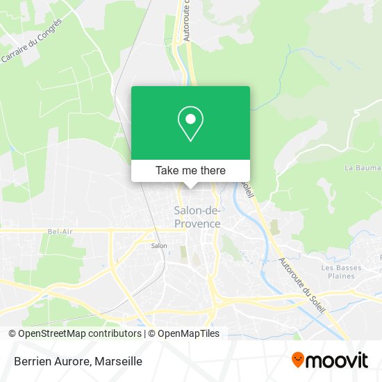 Berrien Aurore map