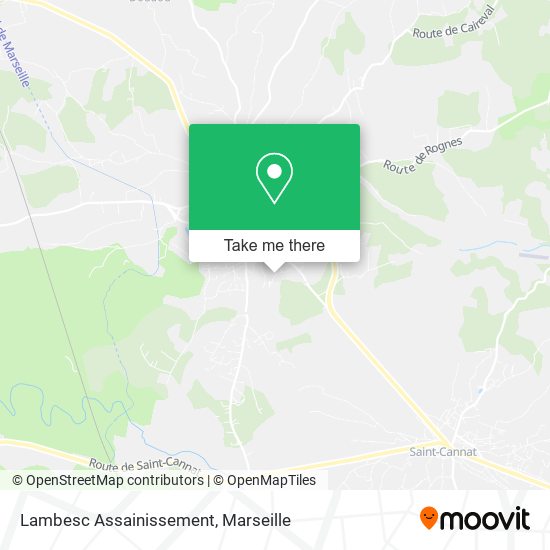 Lambesc Assainissement map