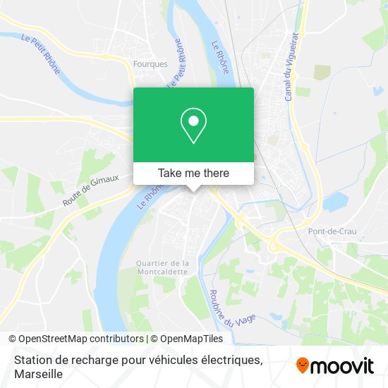 Station de recharge pour véhicules électriques map