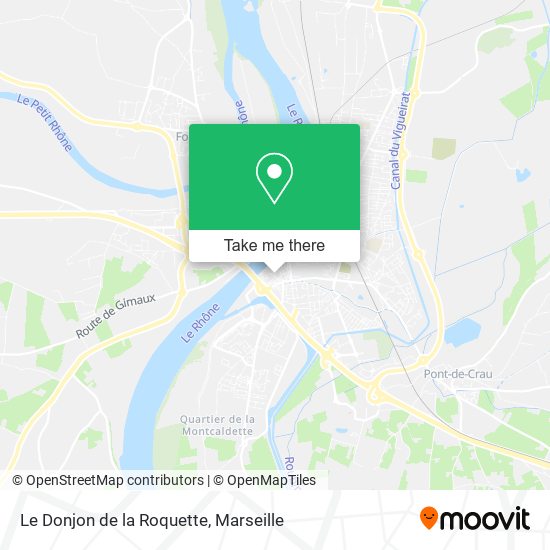 Le Donjon de la Roquette map