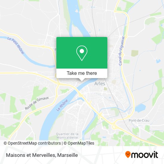 Maisons et Merveilles map