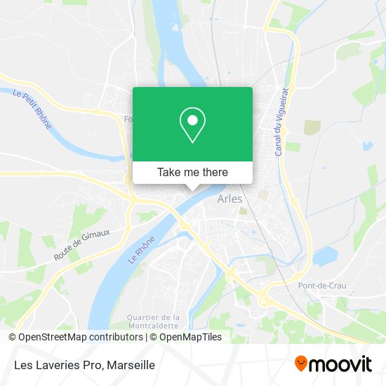 Les Laveries Pro map