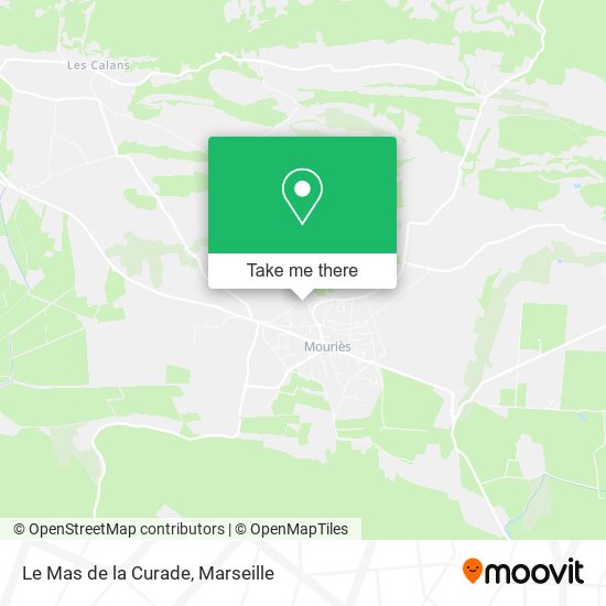 Le Mas de la Curade map