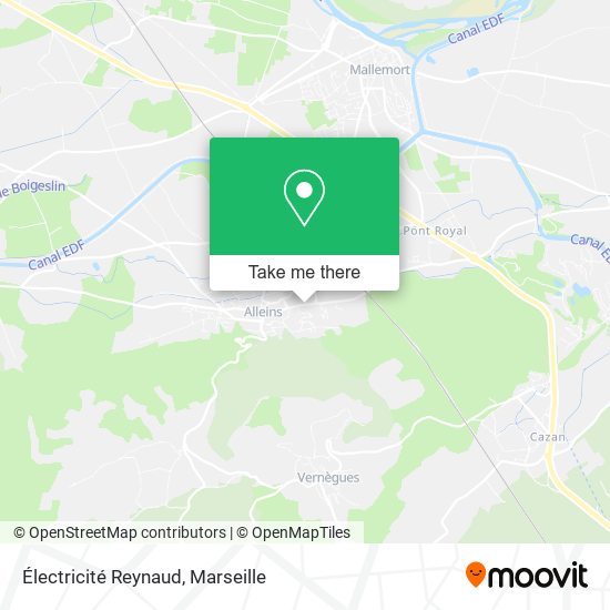 Mapa Électricité Reynaud