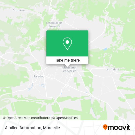 Alpilles Automation map