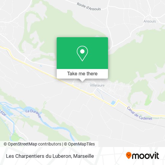 Les Charpentiers du Luberon map