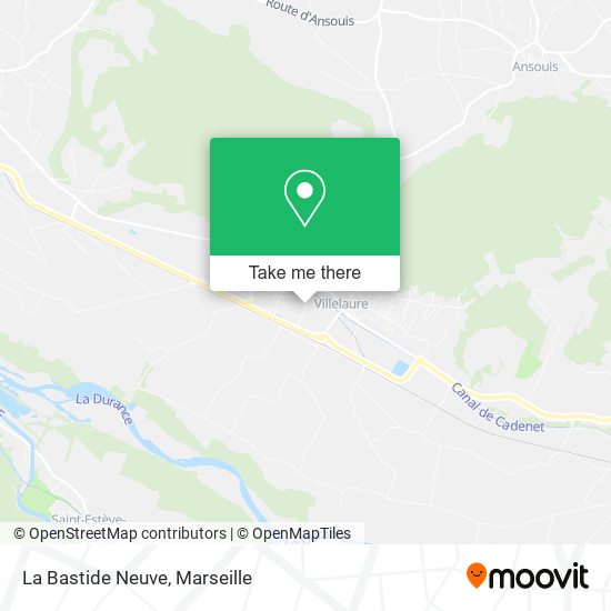 La Bastide Neuve map
