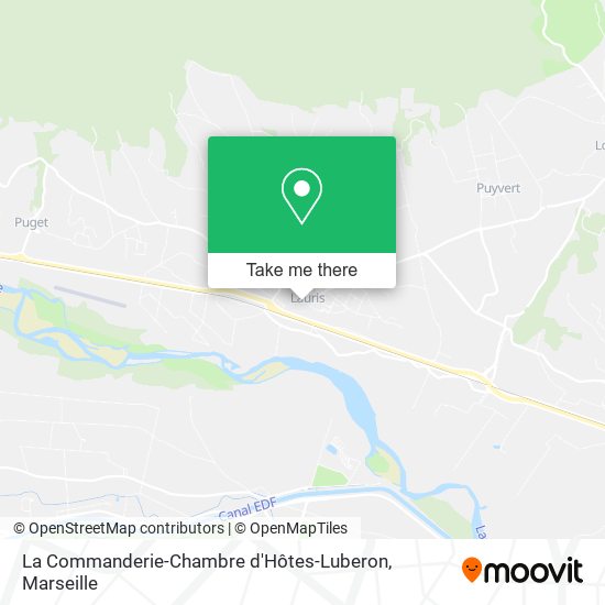 La Commanderie-Chambre d'Hôtes-Luberon map