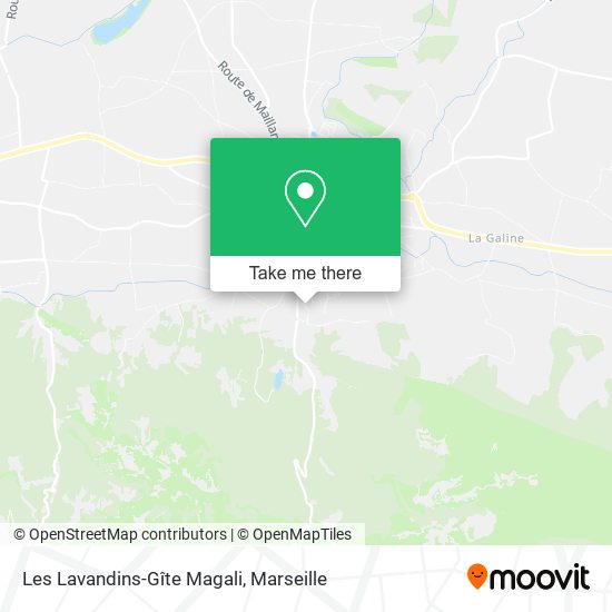 Les Lavandins-Gîte Magali map