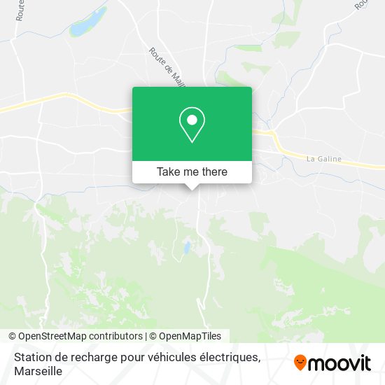 Station de recharge pour véhicules électriques map