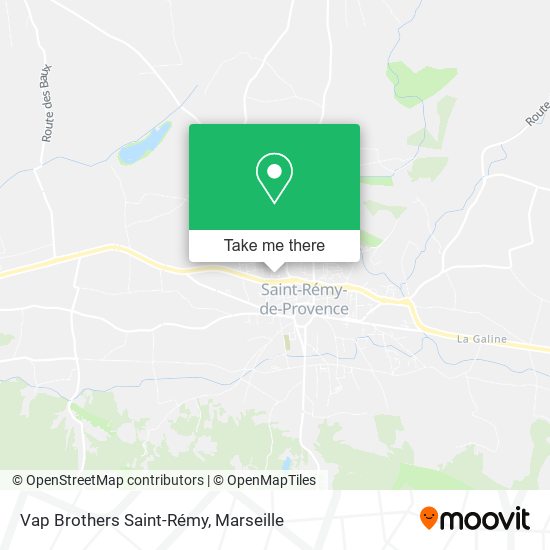 Vap Brothers Saint-Rémy map