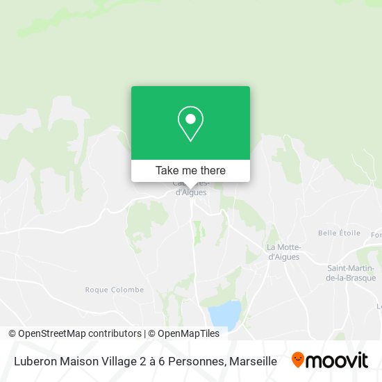 Luberon Maison Village 2 à 6 Personnes map
