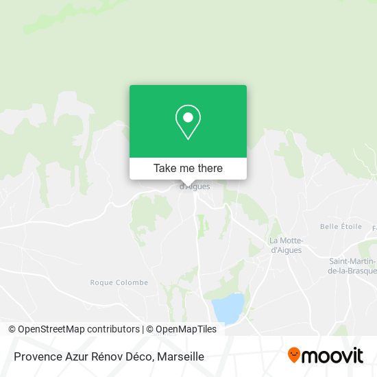 Provence Azur Rénov Déco map