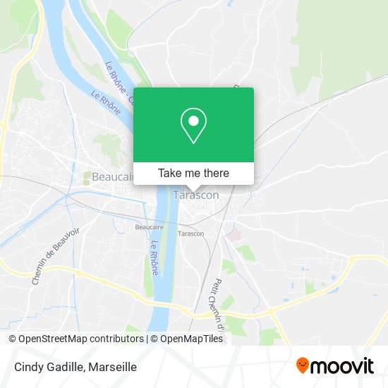 Cindy Gadille map