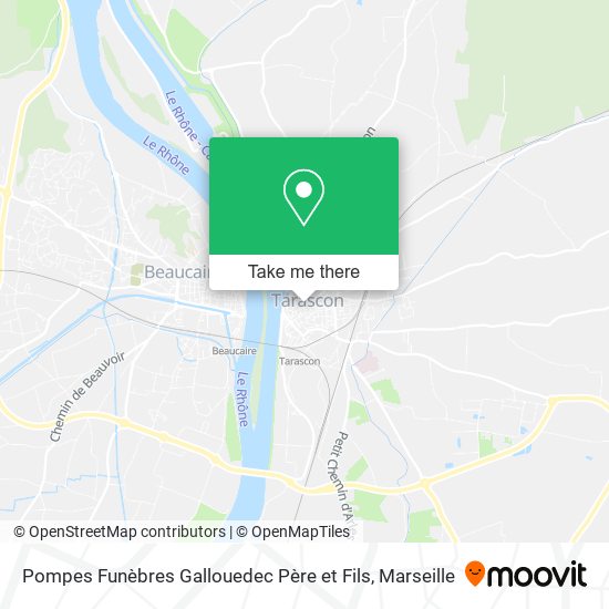 Pompes Funèbres Gallouedec Père et Fils map