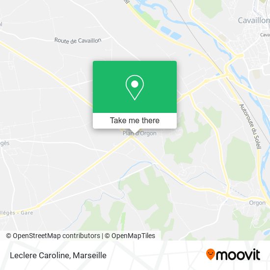 Leclere Caroline map