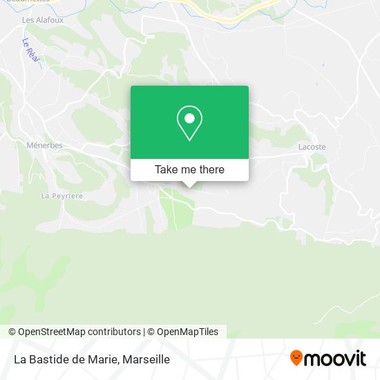La Bastide de Marie map