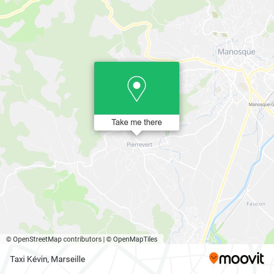 Taxi Kévin map