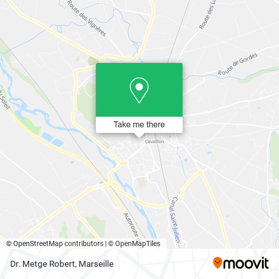 Dr. Metge Robert map