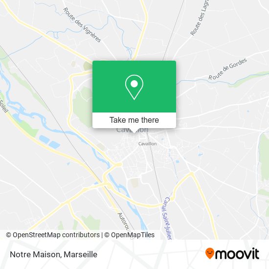 Notre Maison map