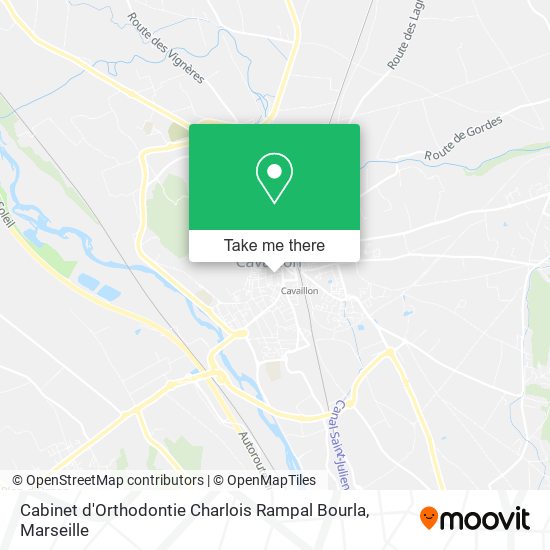 Cabinet d'Orthodontie Charlois Rampal Bourla map