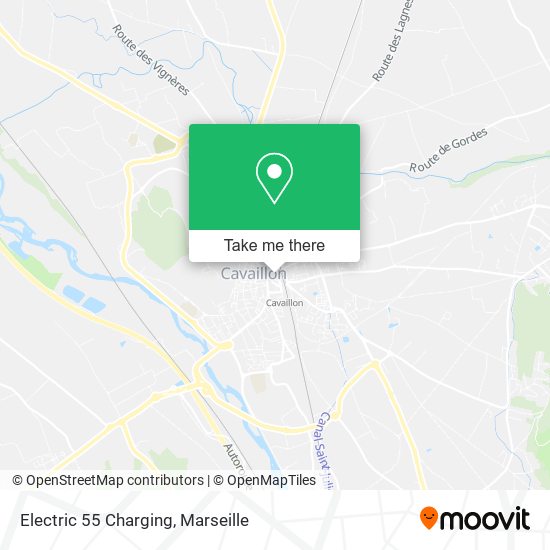 Electric 55 Charging map