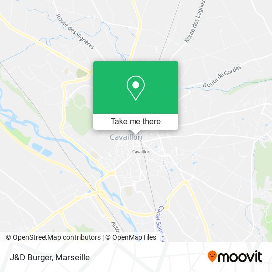 J&D Burger map