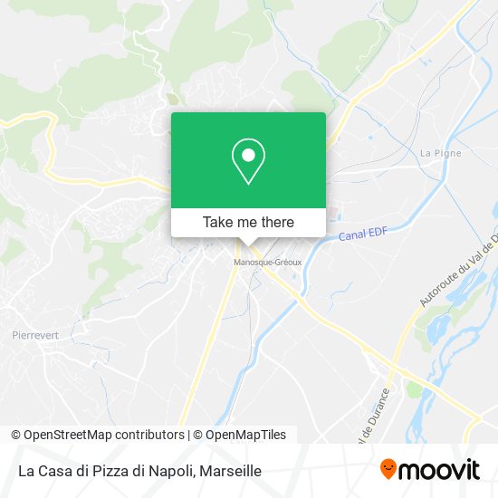 La Casa di Pizza di Napoli map
