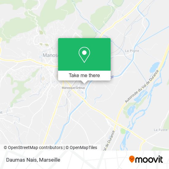 Daumas Nais map