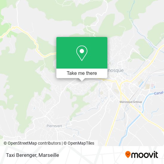 Taxi Berenger map