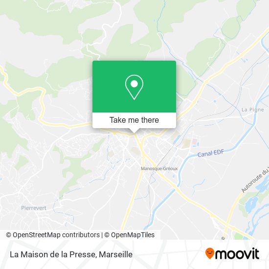 La Maison de la Presse map
