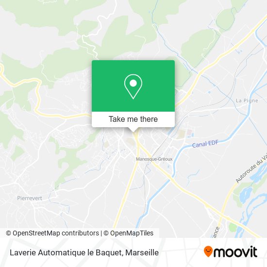 Laverie Automatique le Baquet map