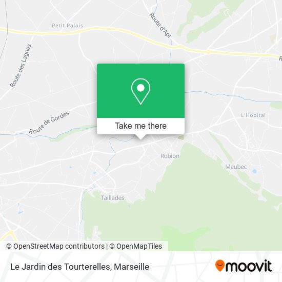 Mapa Le Jardin des Tourterelles