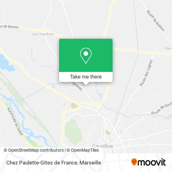 Chez Paulette-Gîtes de France map