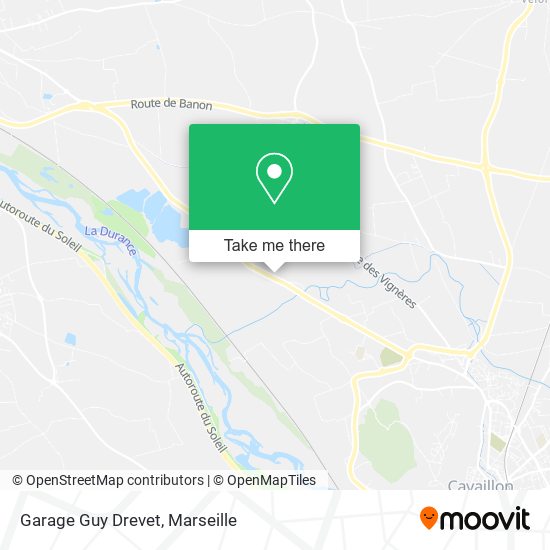 Garage Guy Drevet map