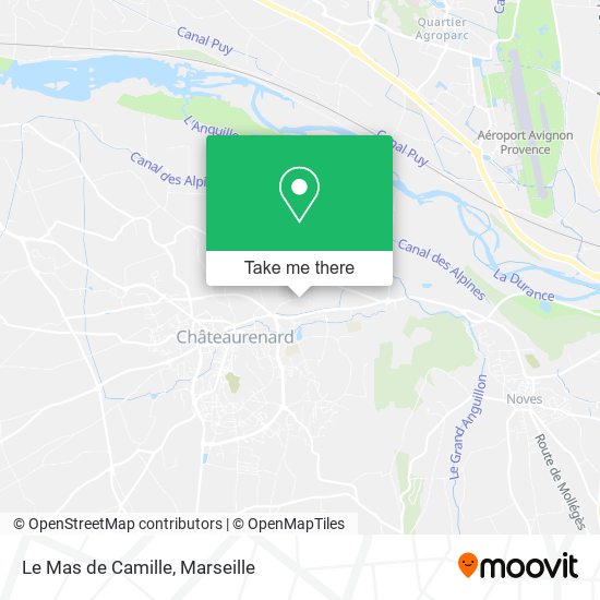 Le Mas de Camille map