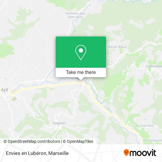 Envies en Lubéron map